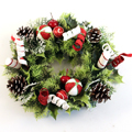 Christmas pine wreathes and garlands
